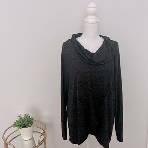 EUC - Cozy wrap cowl neck top!
